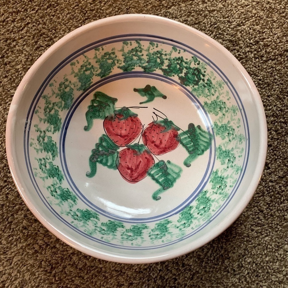 Vintage Hand Painted "Spaghettata" Bowl